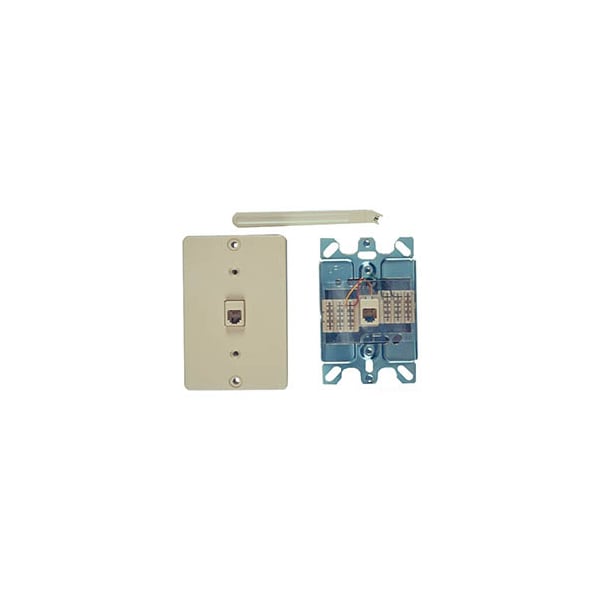 Allen Tel 6-Conductor Wall Phone Jack with Installation Tool AT630ABC-6 - main